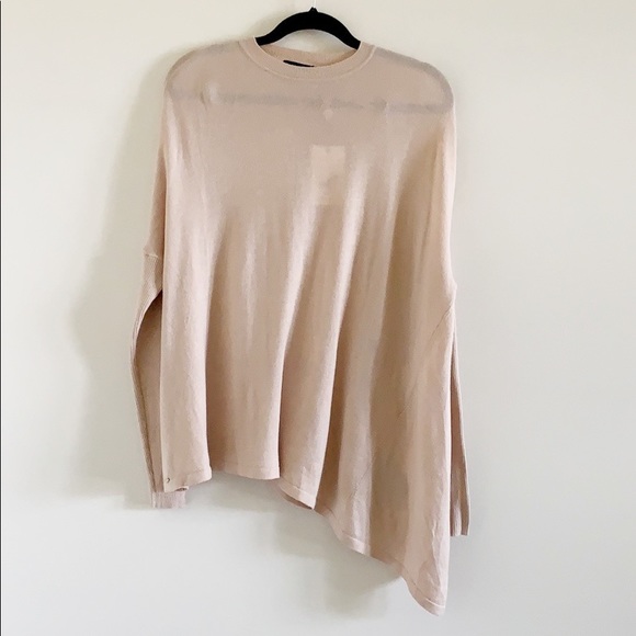 Ted Baker London Asymmetric Cashmere Top Size 2 - Picture 7 of 14